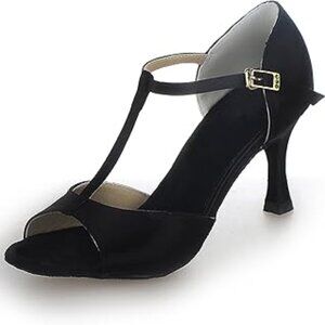 Jiajia Latin Ballroom Salsa Dance Shoes NWOB 9.5